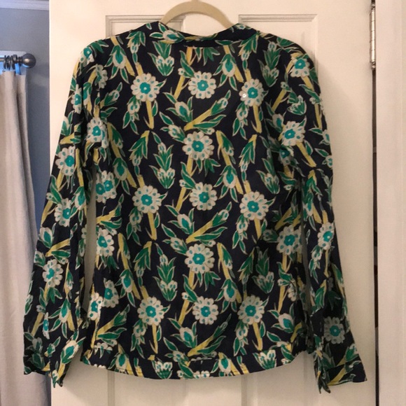 Tory Burch Embellished Printed Long Sleeve - Picture 3 of 3